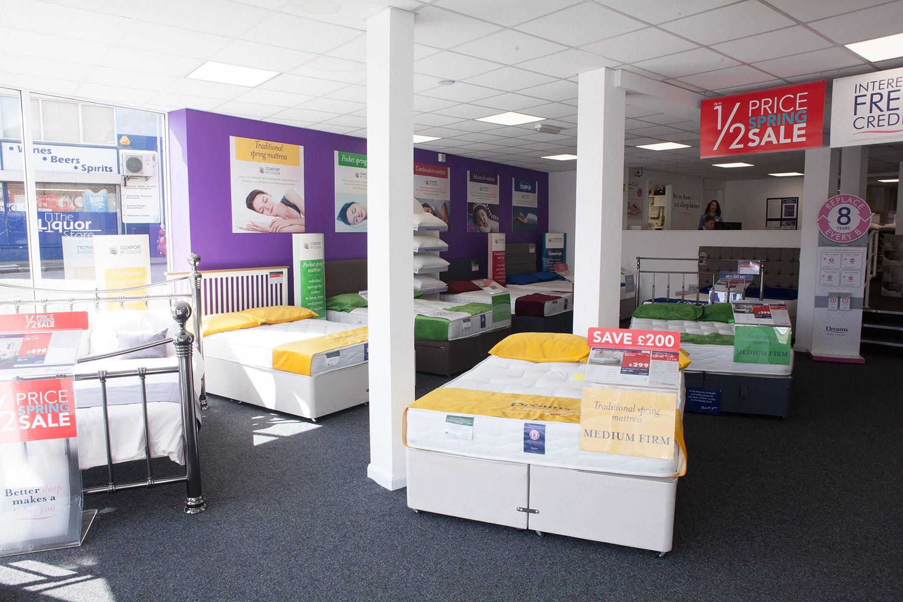 Dreams Store in Worthing Beds, Mattresses & Furniture Dreams