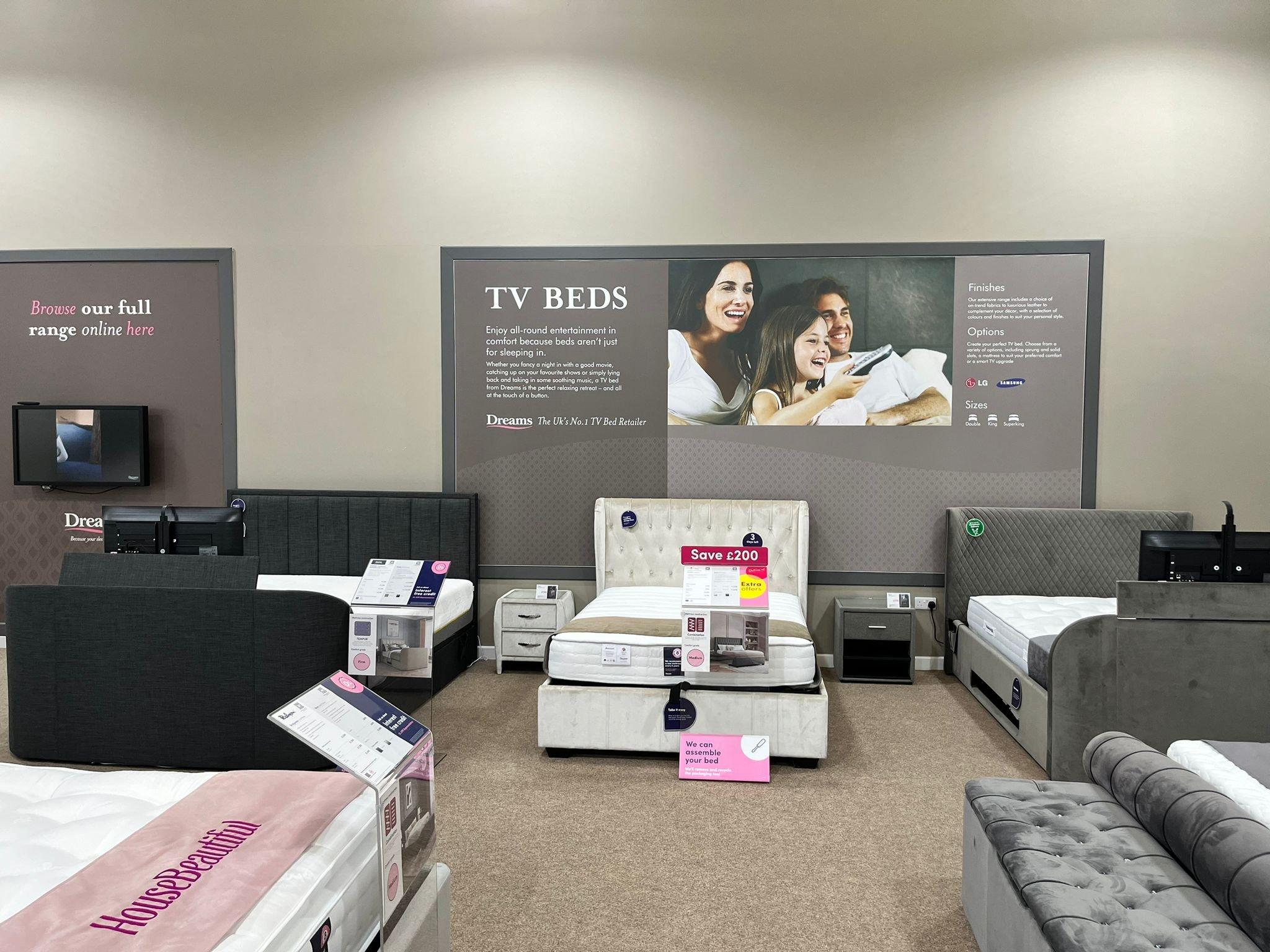 Dreams Store in Wrexham Beds, Mattresses & Furniture Dreams