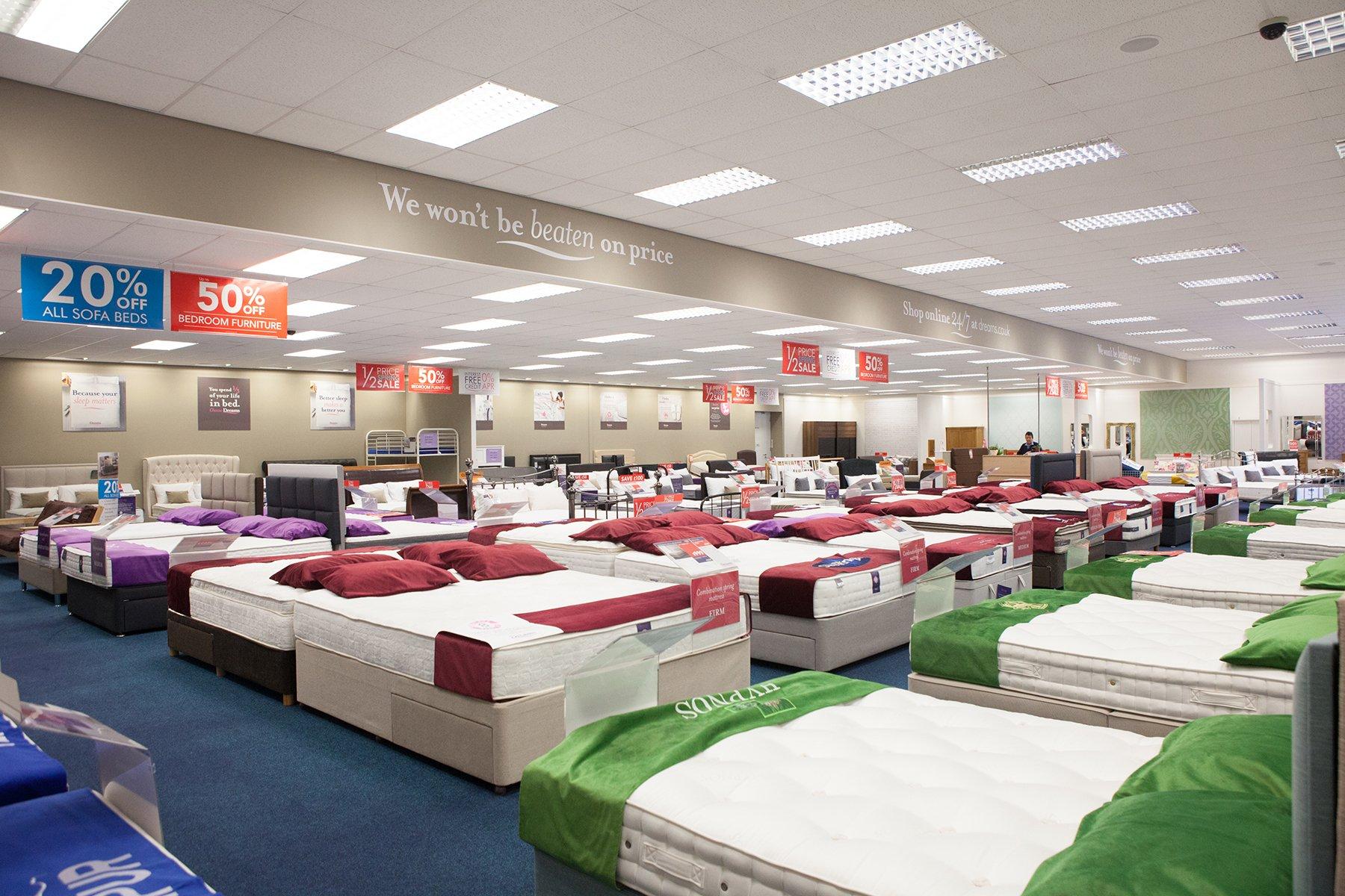Dreams Store in Yeovil Beds, Mattresses & Furniture Dreams