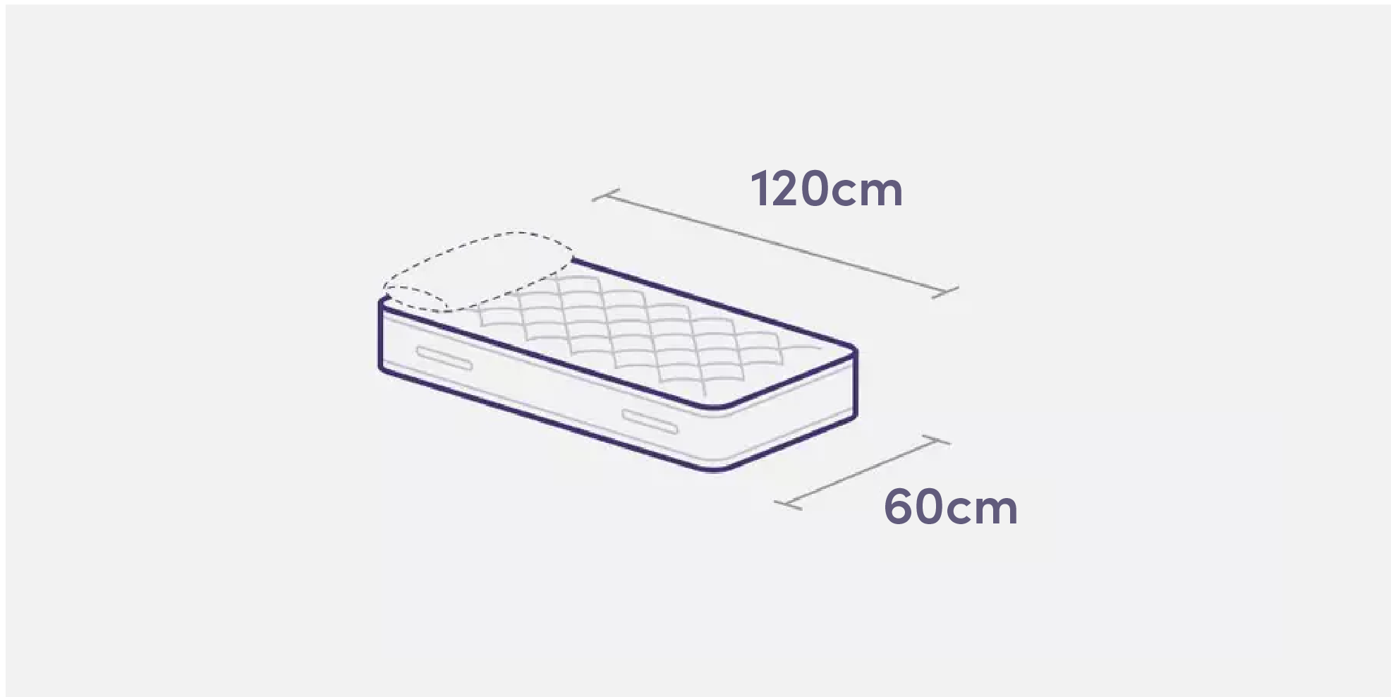 139 x 69 cot bed mattress