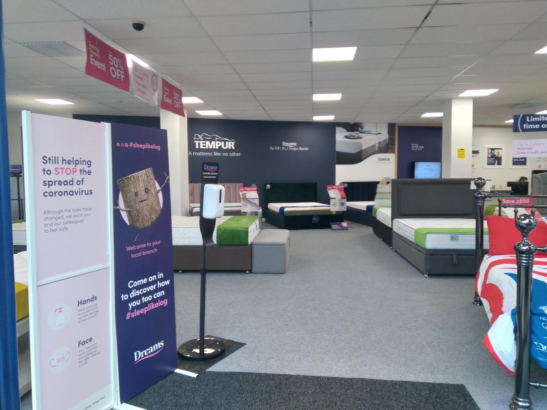 Dreams Store in Dartford Beds, Mattresses & Furniture Dreams