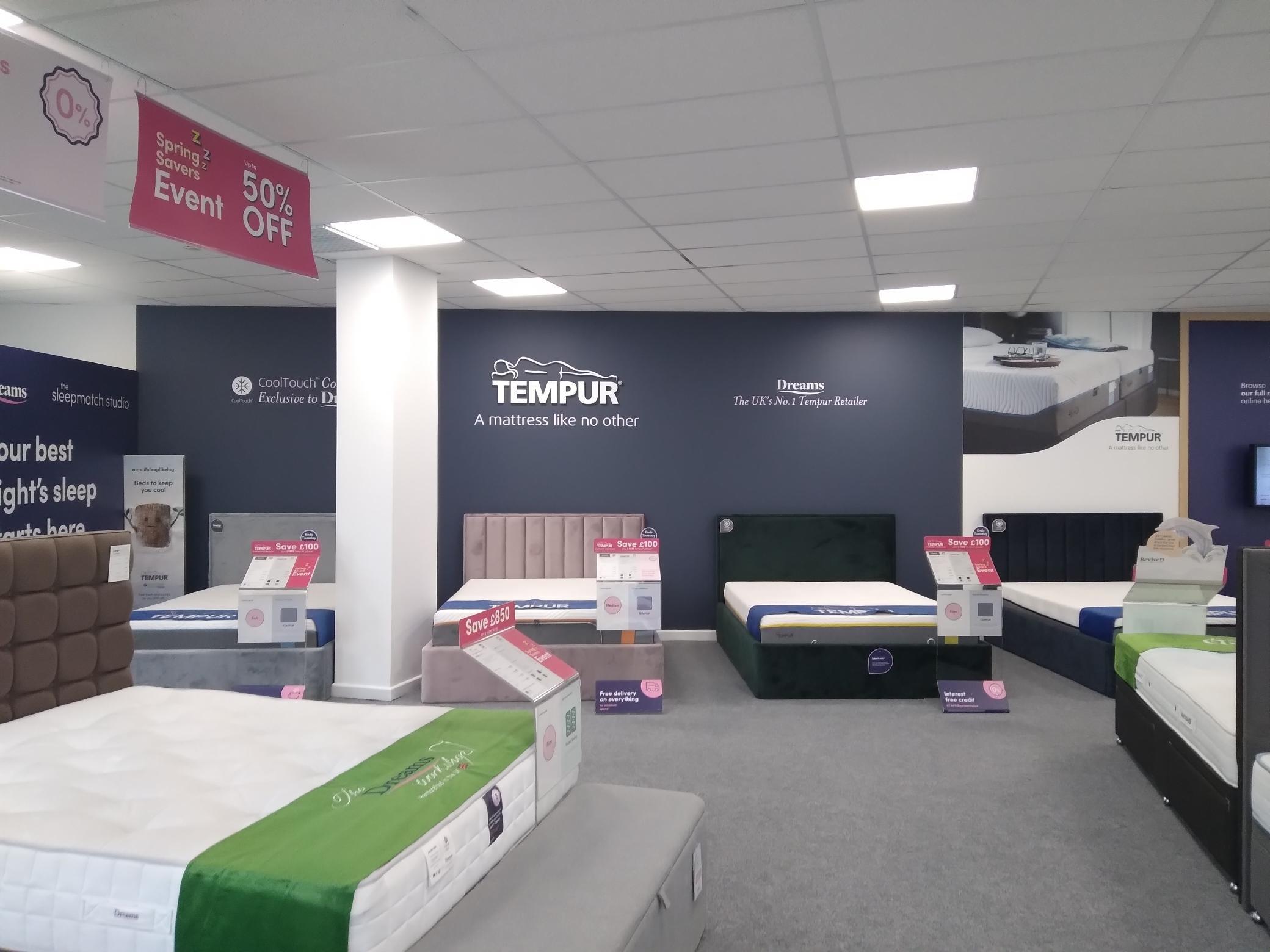 Dreams Store in Dartford Beds, Mattresses & Furniture Dreams