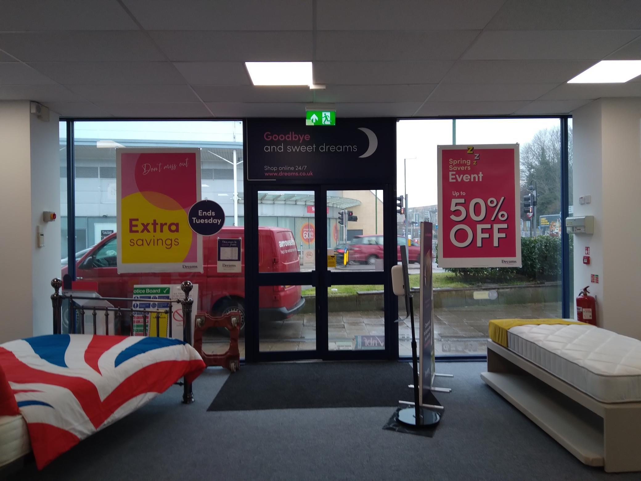 Dreams Store in Dartford Beds, Mattresses & Furniture Dreams