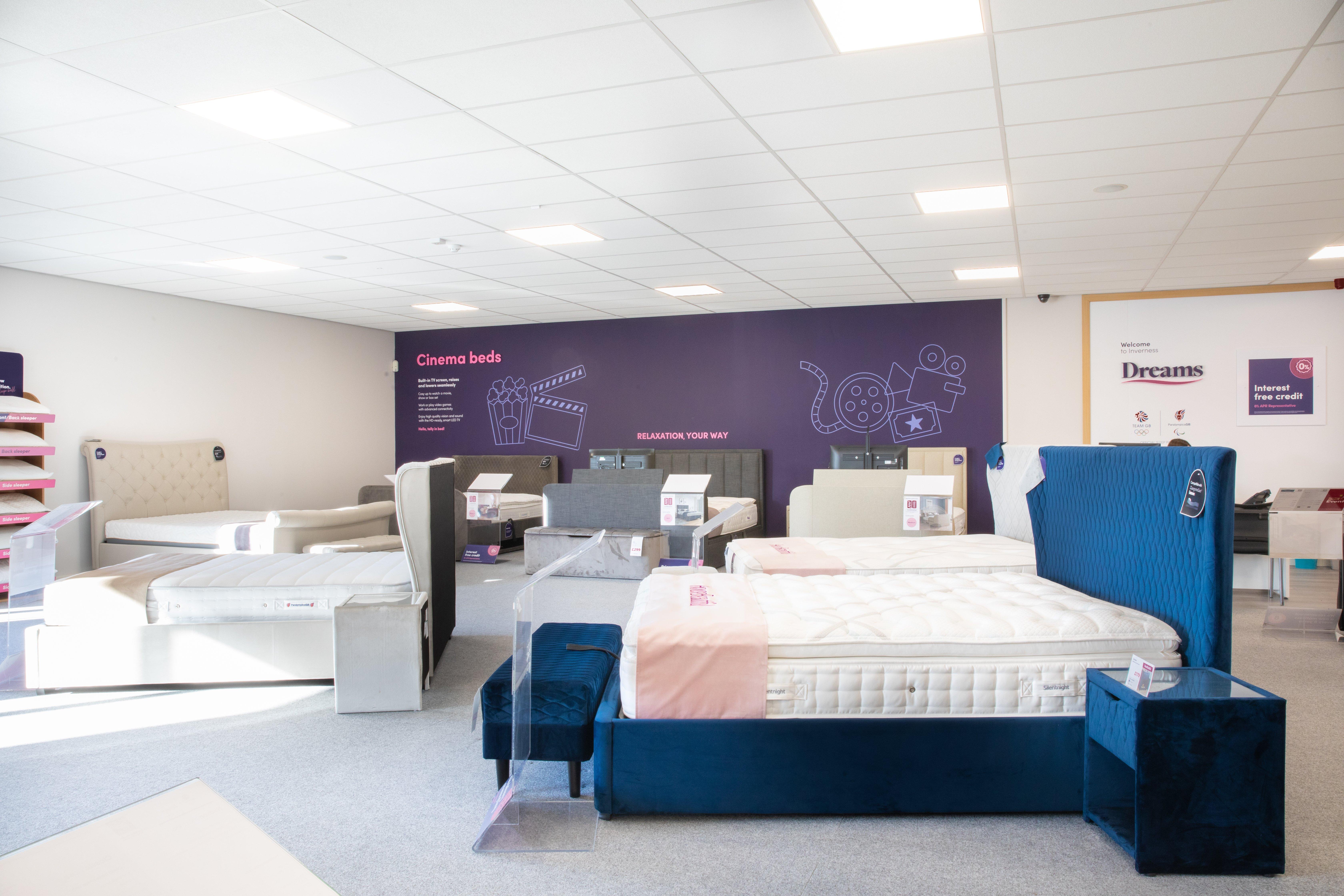 Dreams Store in Inverness Beds, Mattresses & Furniture Dreams