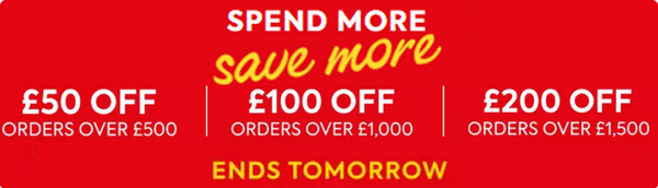 Spend more, save more