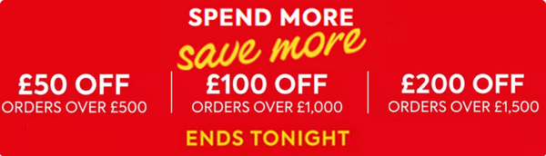 Spend more, save more