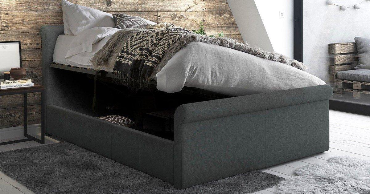 This Pop-Up Storage Bed Hides All Your Stuff Underneath It To Save