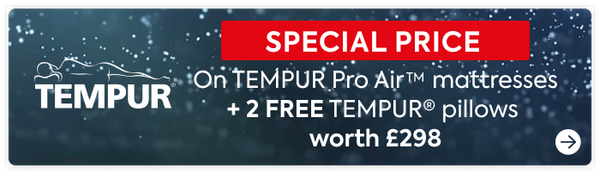 Special Price on TEMPUR Pro Air + 2 free tempur pillows