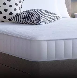 Corner of a mattresses used as background image.